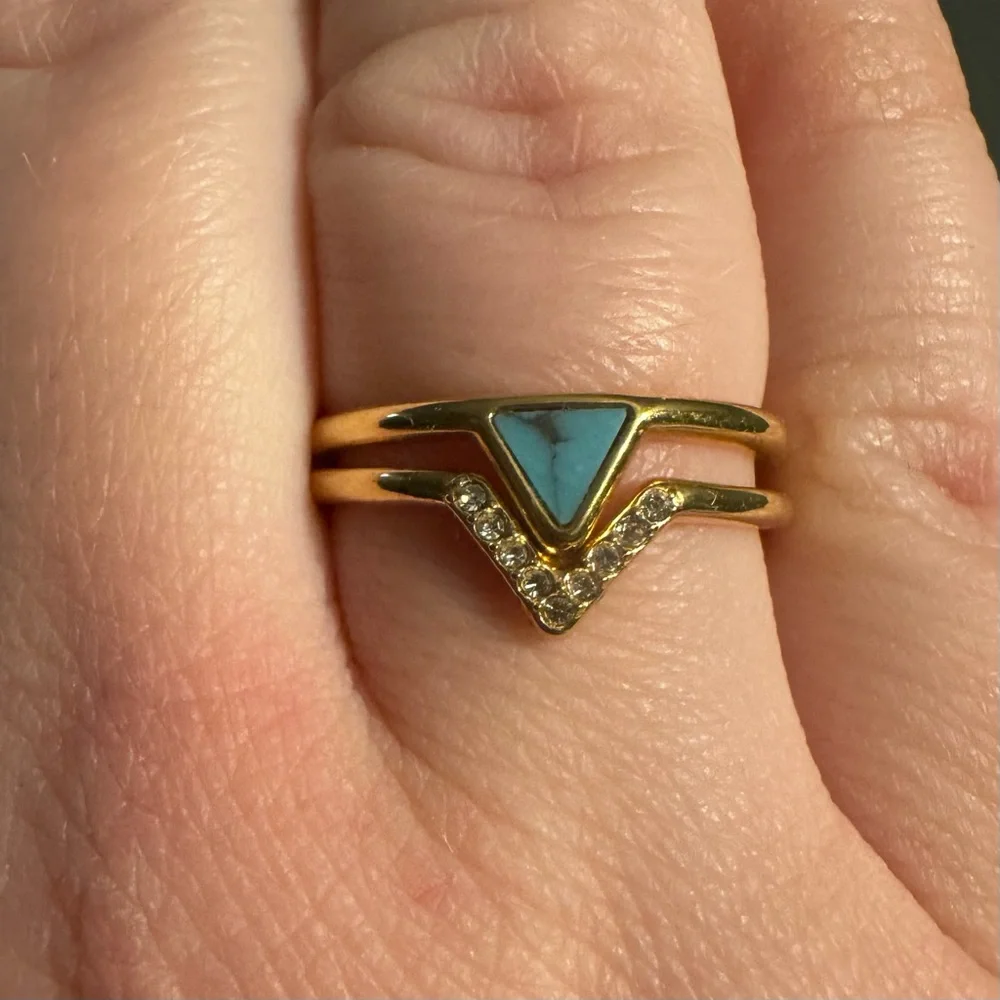Fossil Size 8 Stackable Rings - Picture 2 of 4